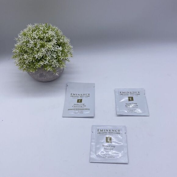 ✨🪷Eminence Stone Crop 3 packets Sample Bundle ✨ - Picture 1 of 8